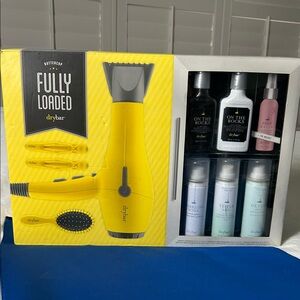 🖤NIB🔺Drybar Full Loaded Yellow Hair Care Kit